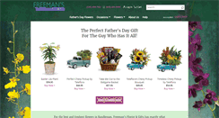 Desktop Screenshot of freemansflorist.net